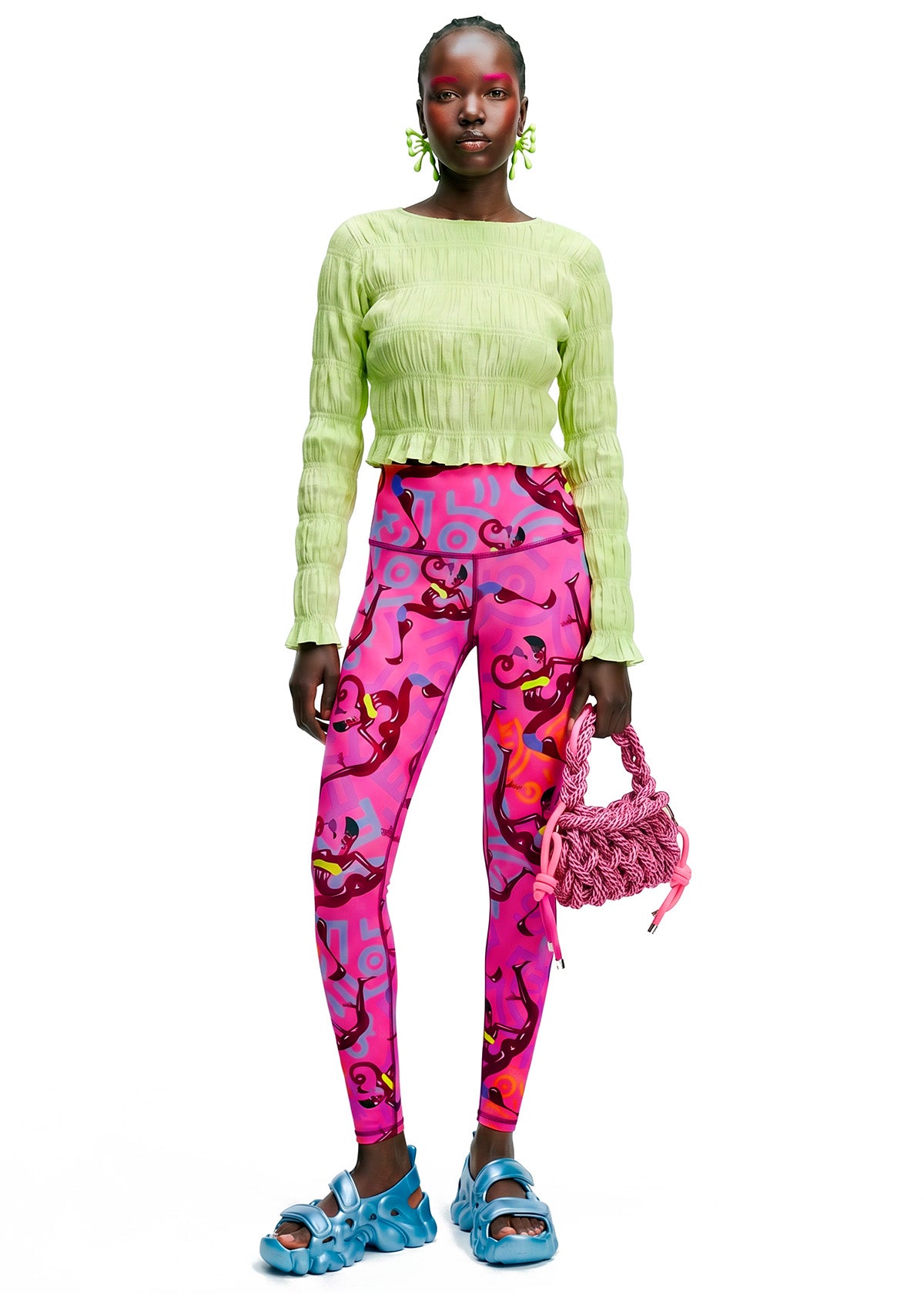 leggins bambus Yoga-Leggings 'TUTTI FRUTI' von Pitaya Yoga