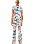 ANIMAL SOUP FLARED PANTS - BAMBOO
