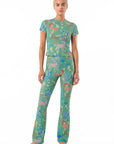 KHUTULUN’S HORSES FLARED PANTS - BAMBOO