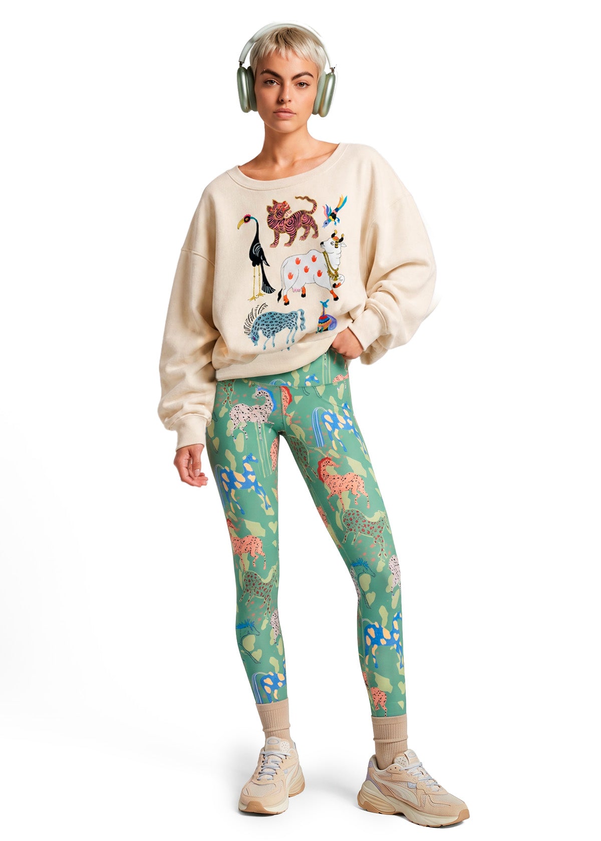 Yoga-Leggings 'TUTTI FRUTI' von Pitaya Yoga