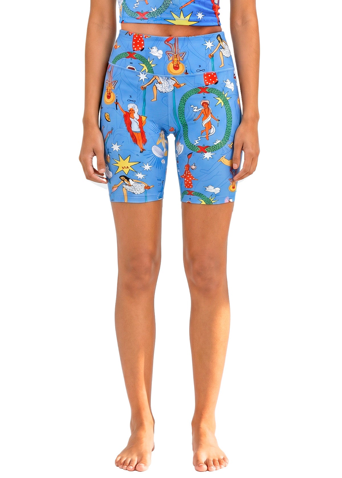 shorts bambus Yoga-Leggings „DRAGON DREAMS“ von Pitaya Yoga