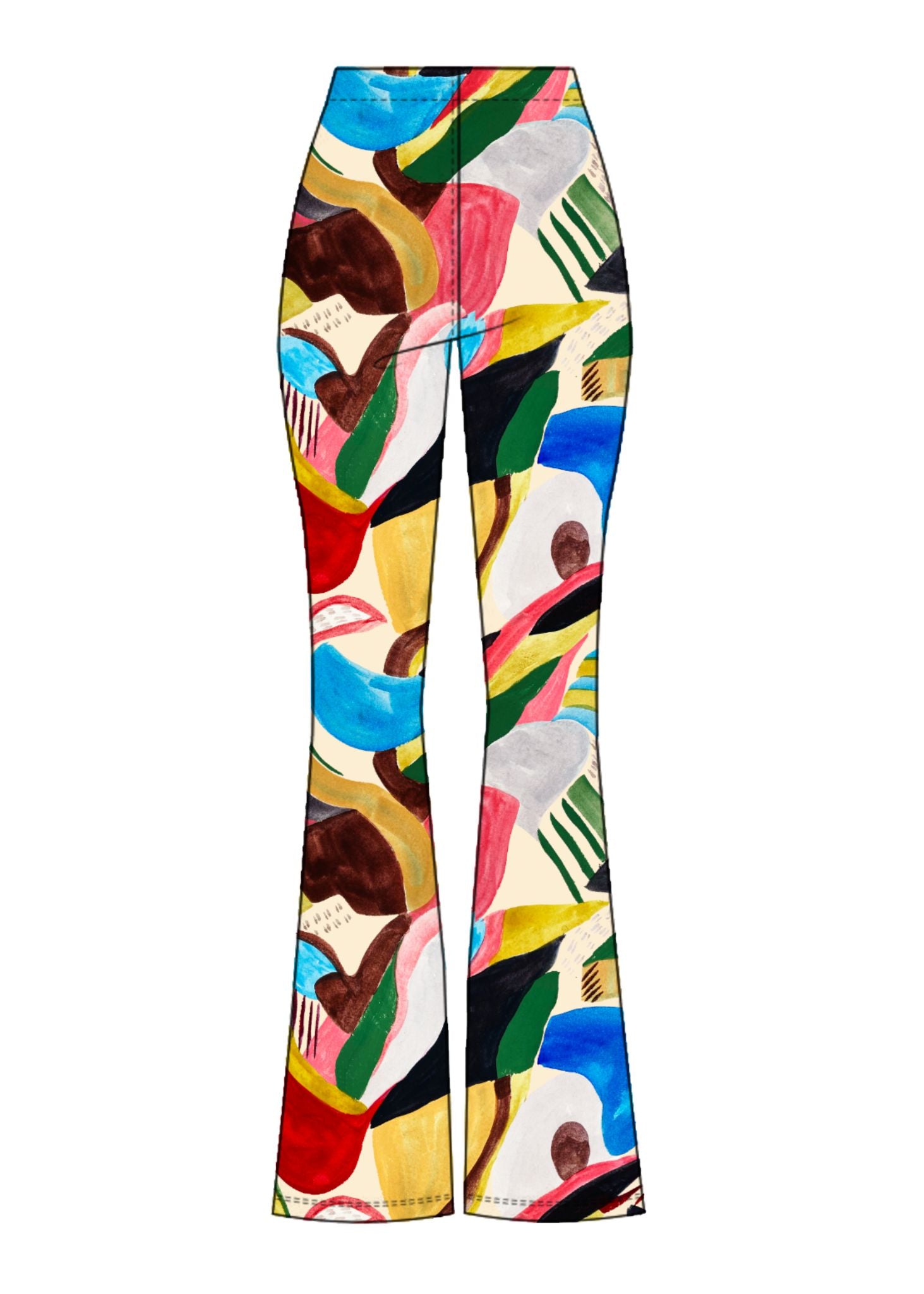 TUTTI FRUTI AUSGESTELLTE HOSE – BAMBUS