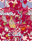 ASTROLOGEEK- LEGGINGS - Framboise