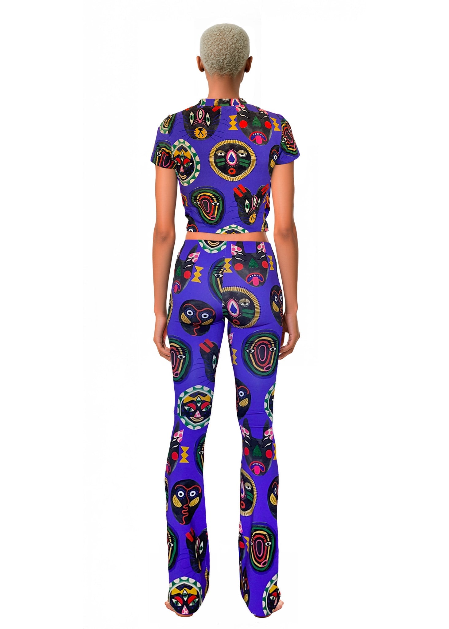 CONNAN AUSGESTELLTE HOSE - BAMBUS