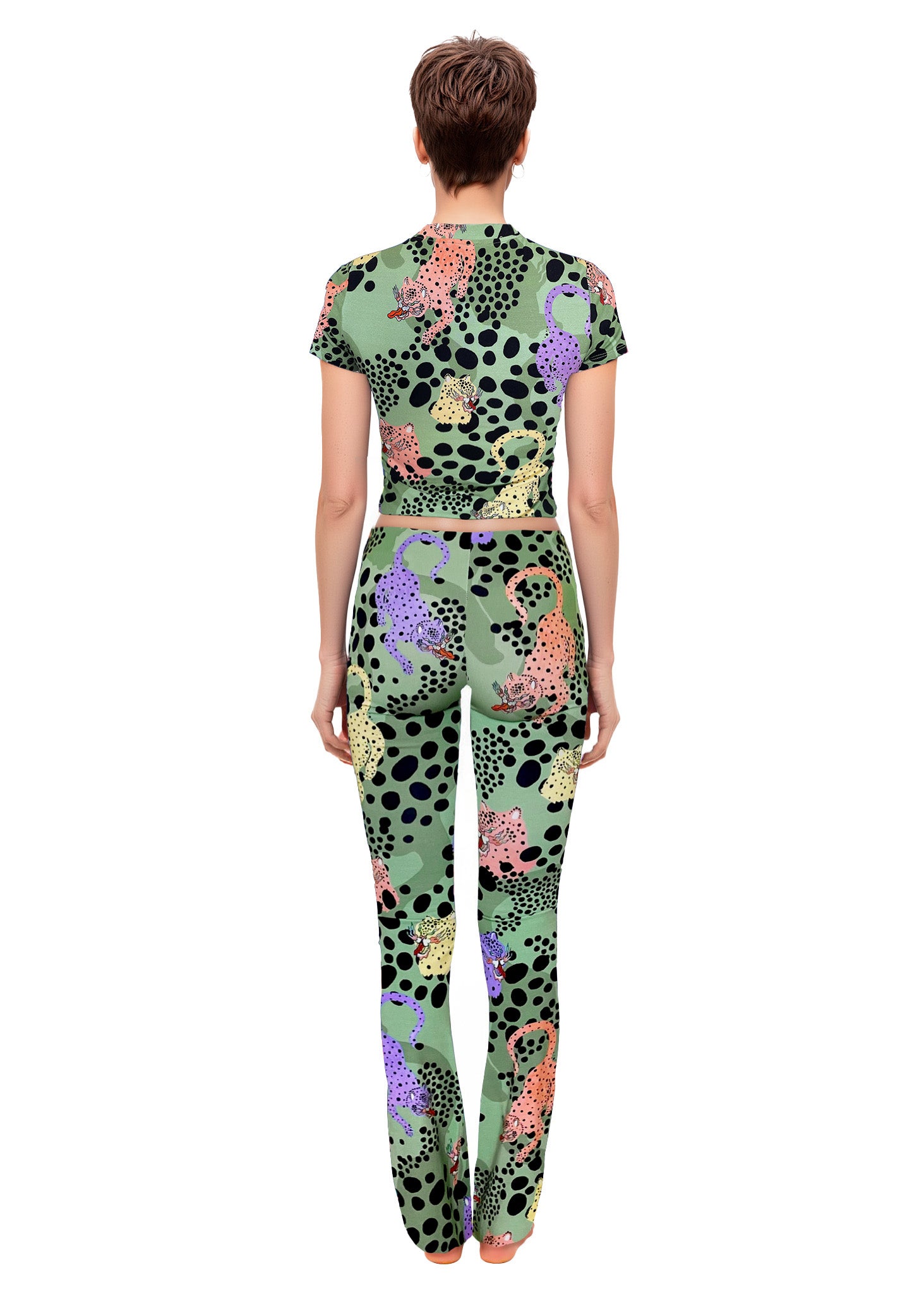 MS CHEE FLARED PANTS -  BAMBOO