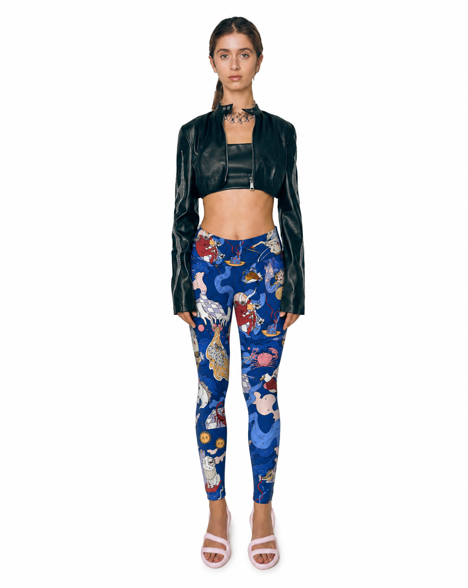 ASTROLOGEEK- LEGGINGS - Blue
