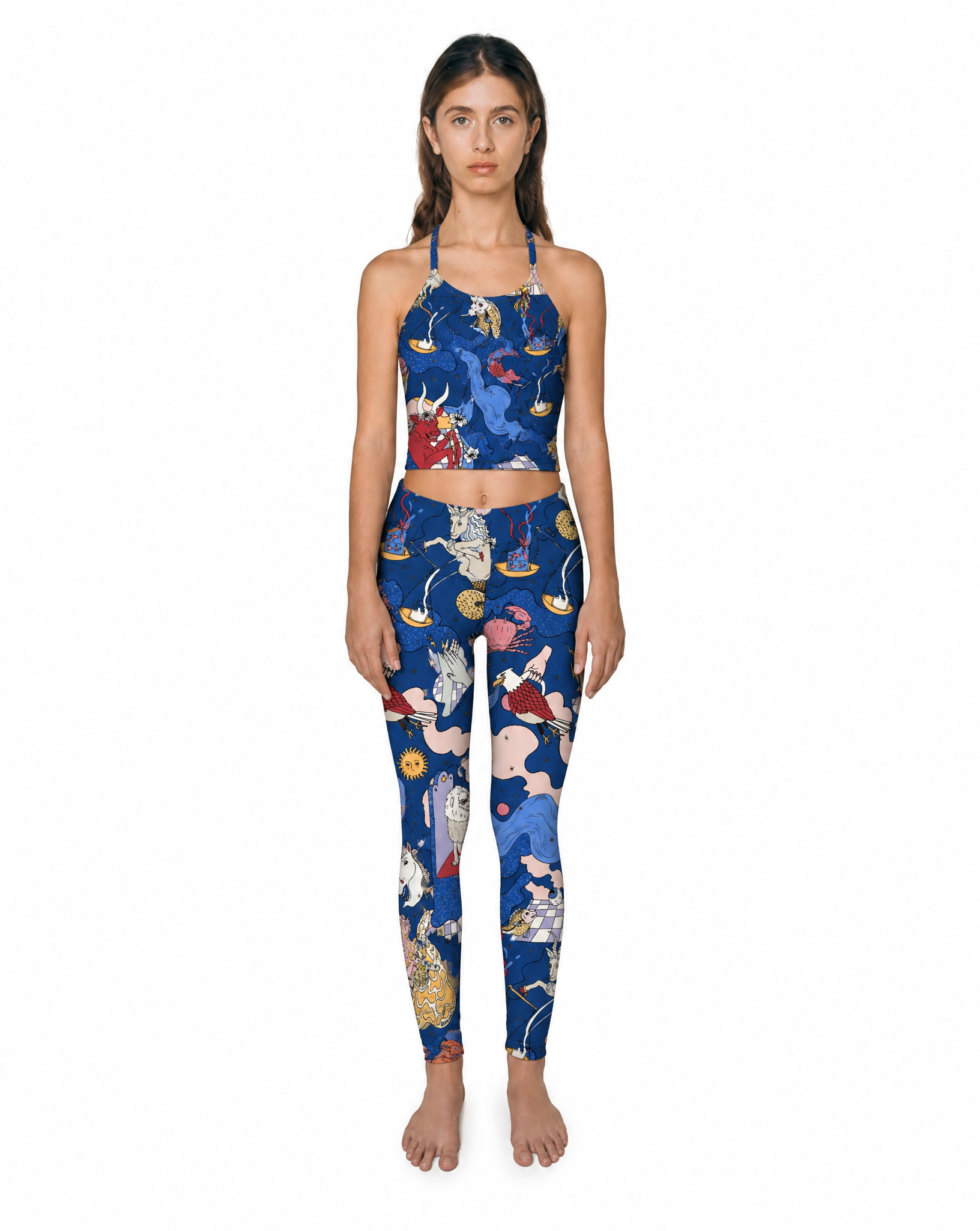 ASTROLOGEEK- LEGGINGS - Blue