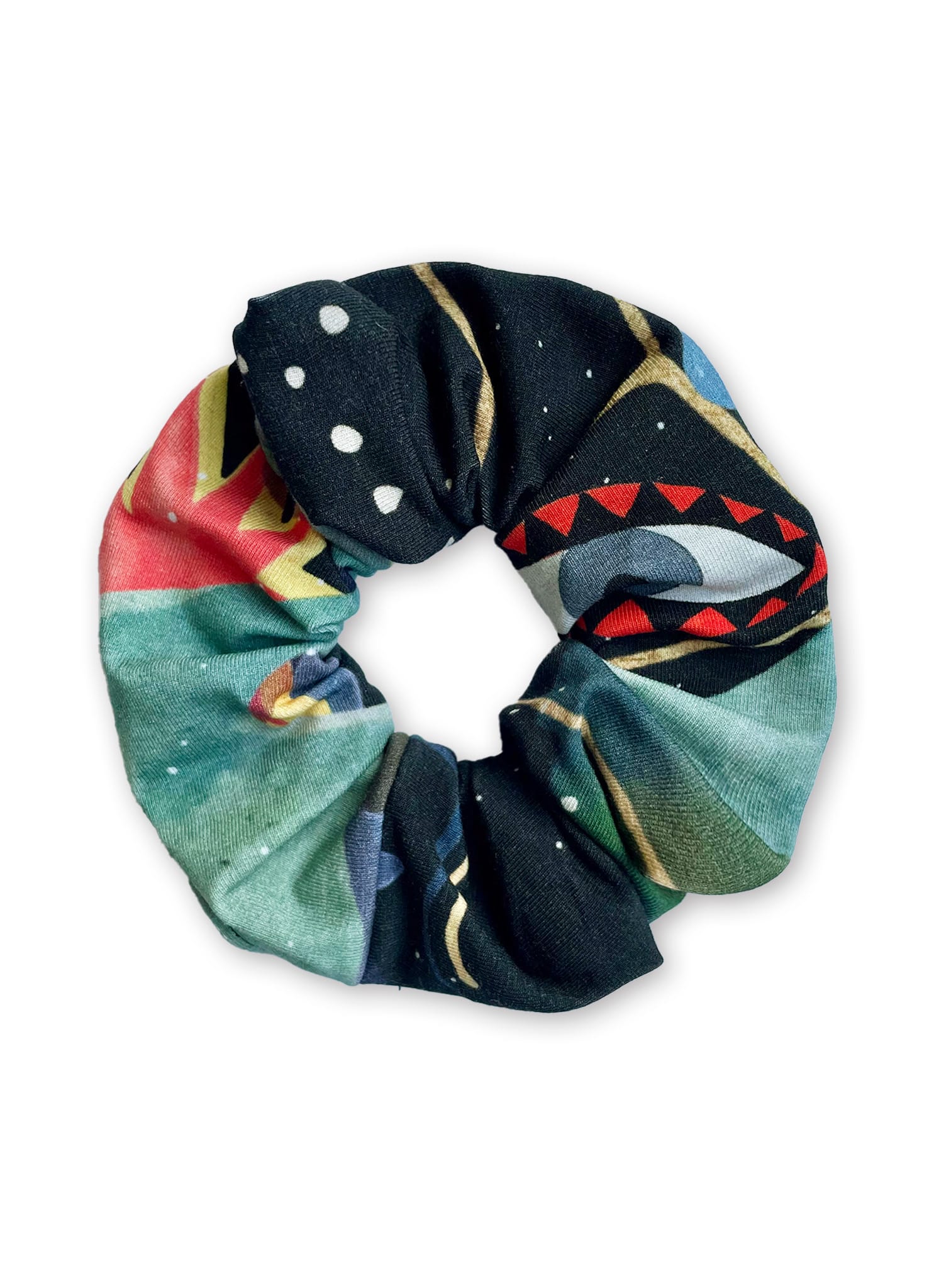 Tür des Kosmos-Scrunchie