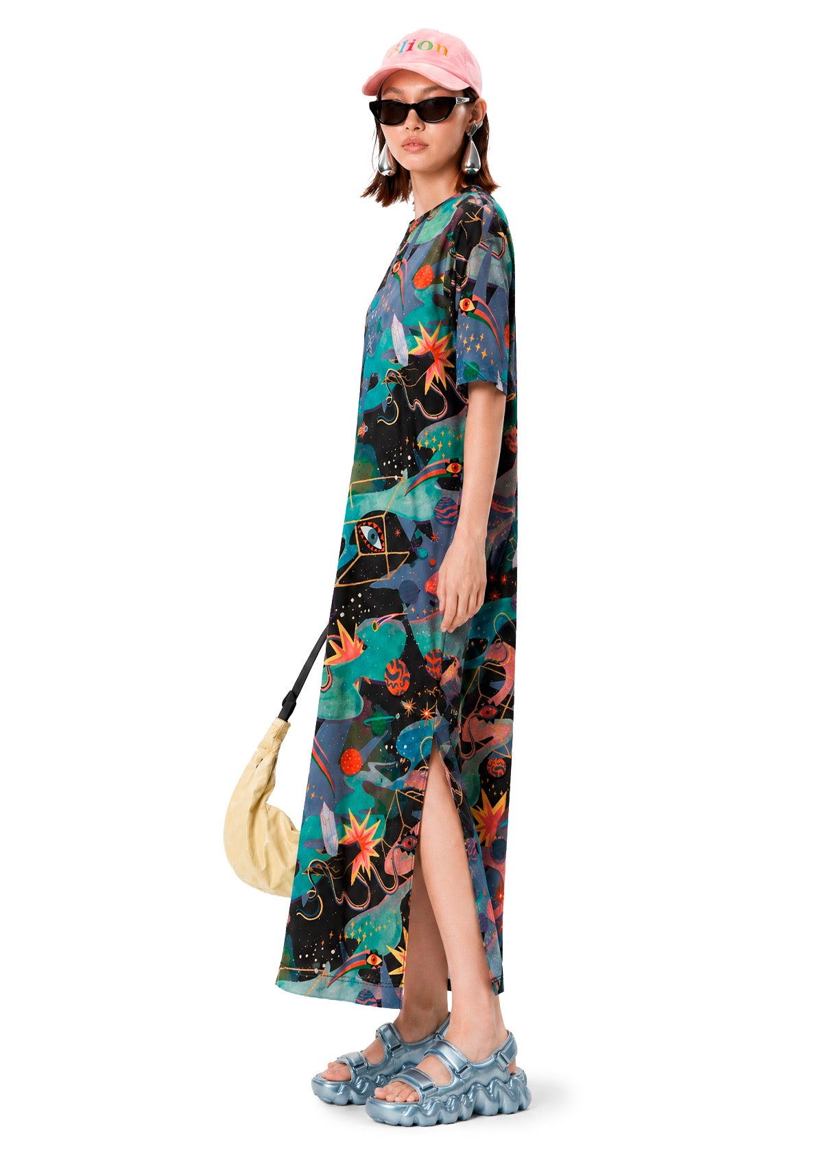 TÜR DES KOSMOS LANGES KLEID