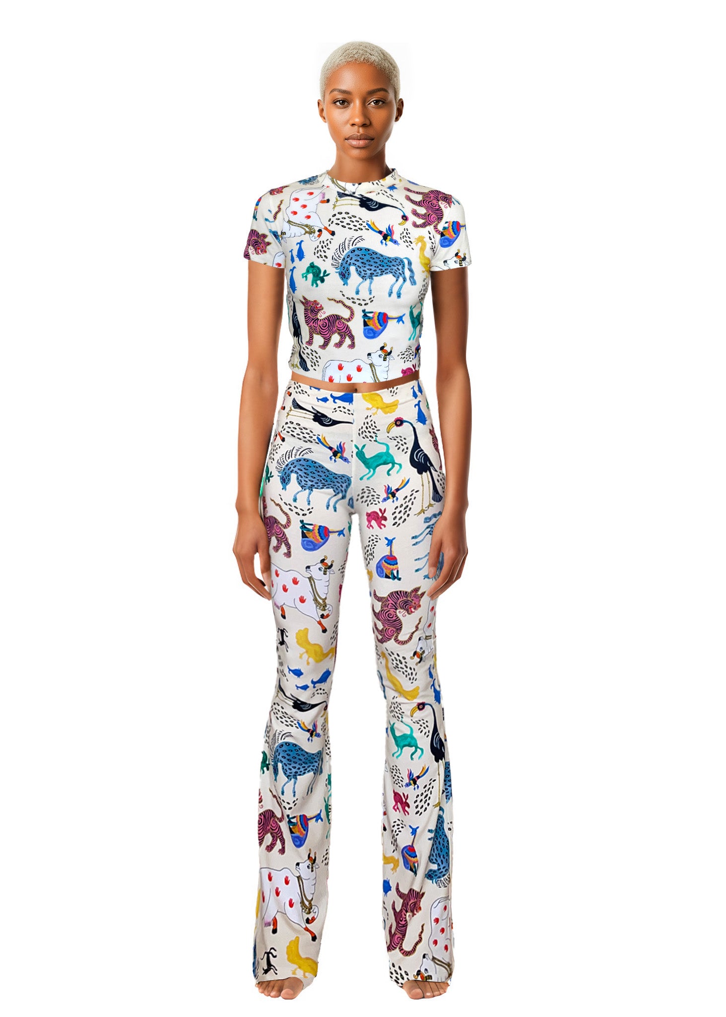 ANIMAL SOUP AUSGESTELLTE HOSEN - BAMBUS