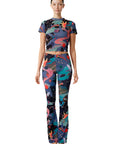 DOOR OF THE COSMOS FLARED PANTS -  BAMBOO