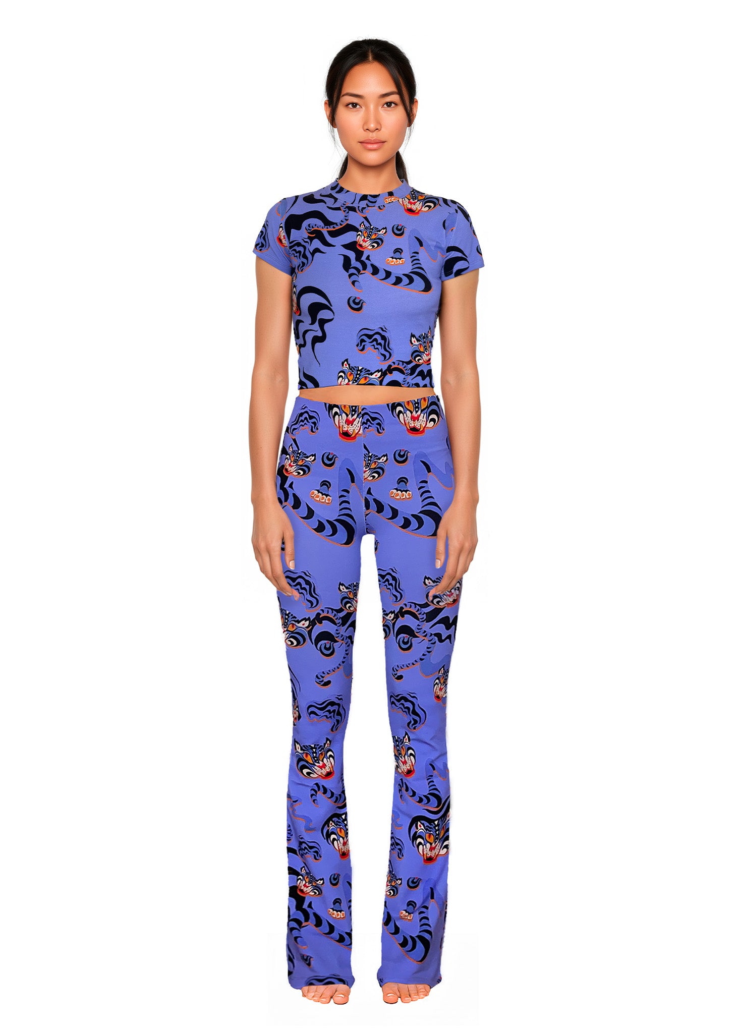 MR TI FLARED PANTS - BAMBOO