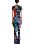 DOOR OF THE COSMOS FLARED PANTS -  BAMBOO