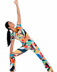 TUTTI FRUTI FLARED PANTS - BAMBOO