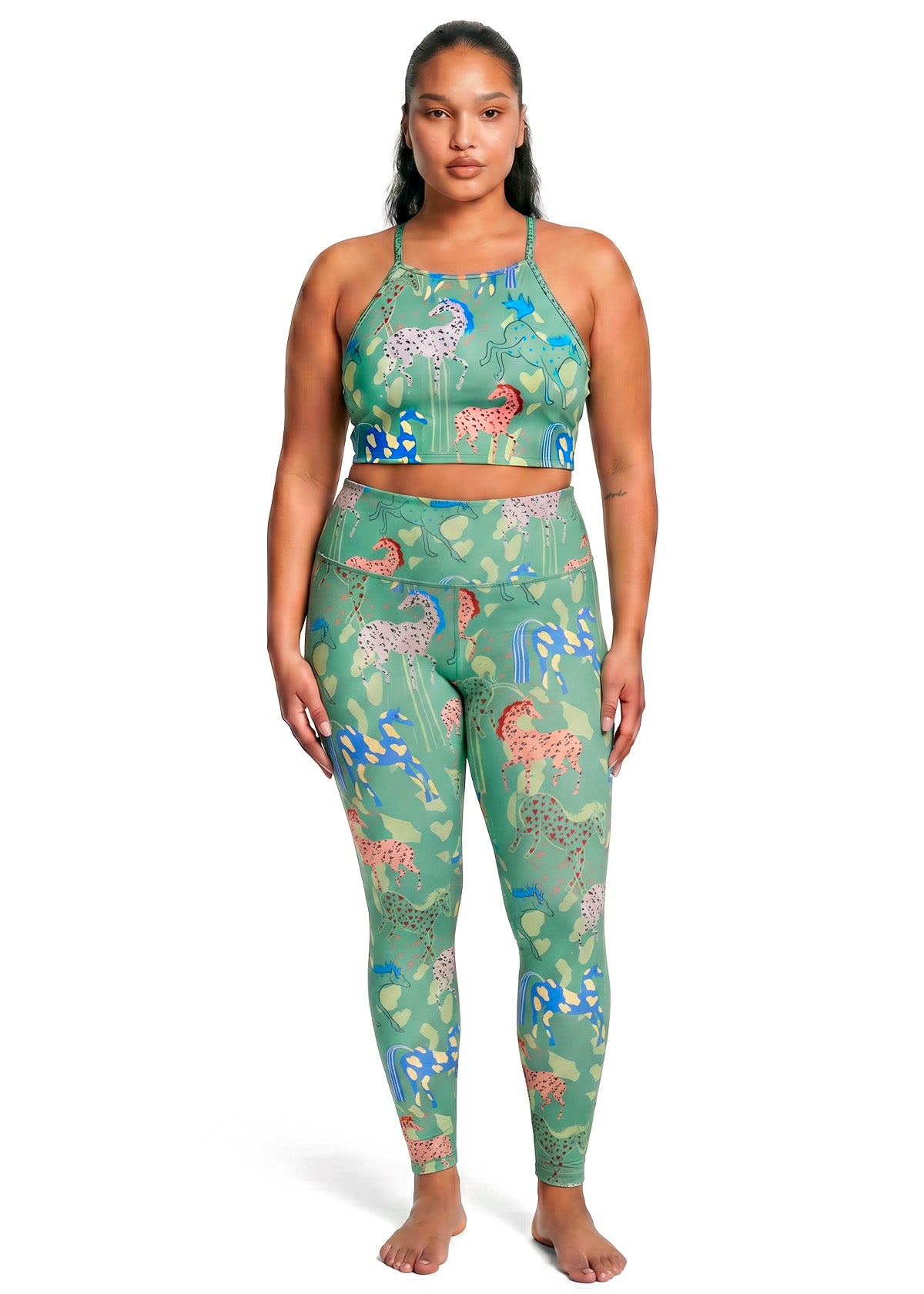 KHUTULUN’S HORSES LEGGINGS -BAMBOO
