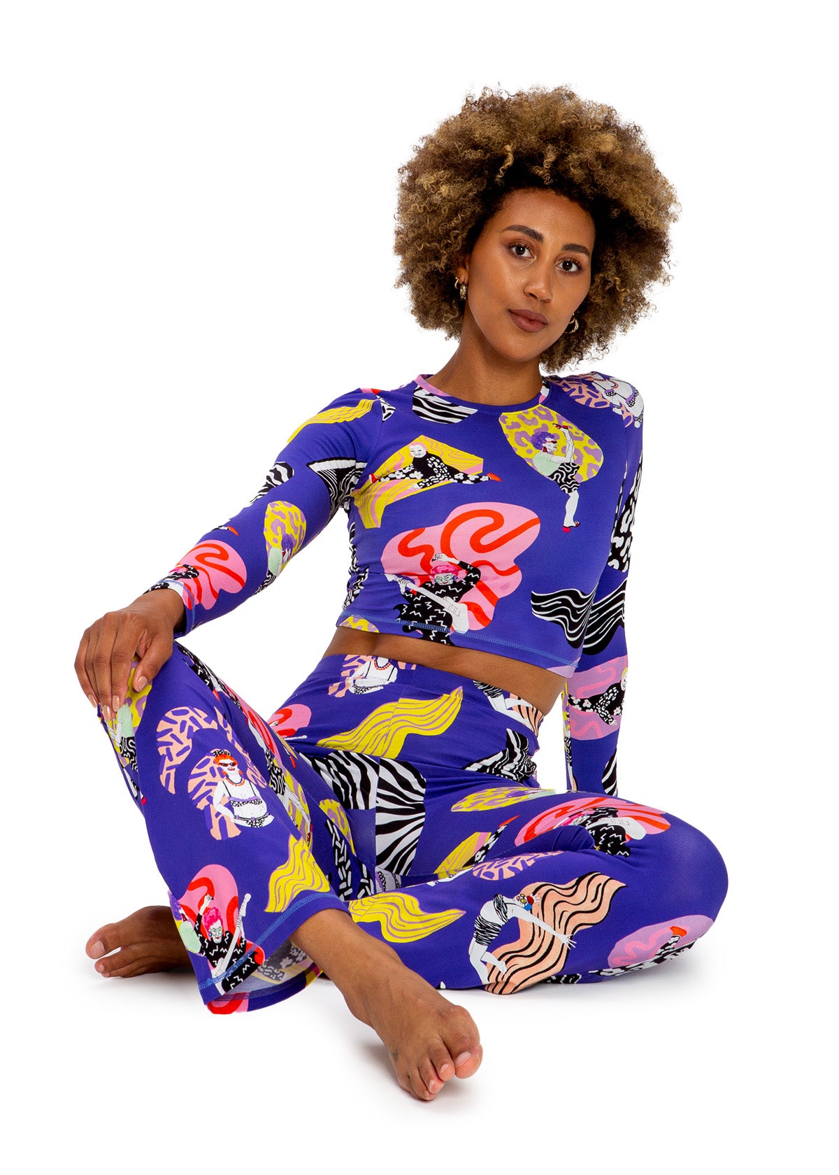 PITAYAYA FLARED PANTS -  BAMBOO