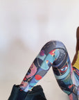 DOOR OF THE COSMOS LEGGINGS - BAMBOO