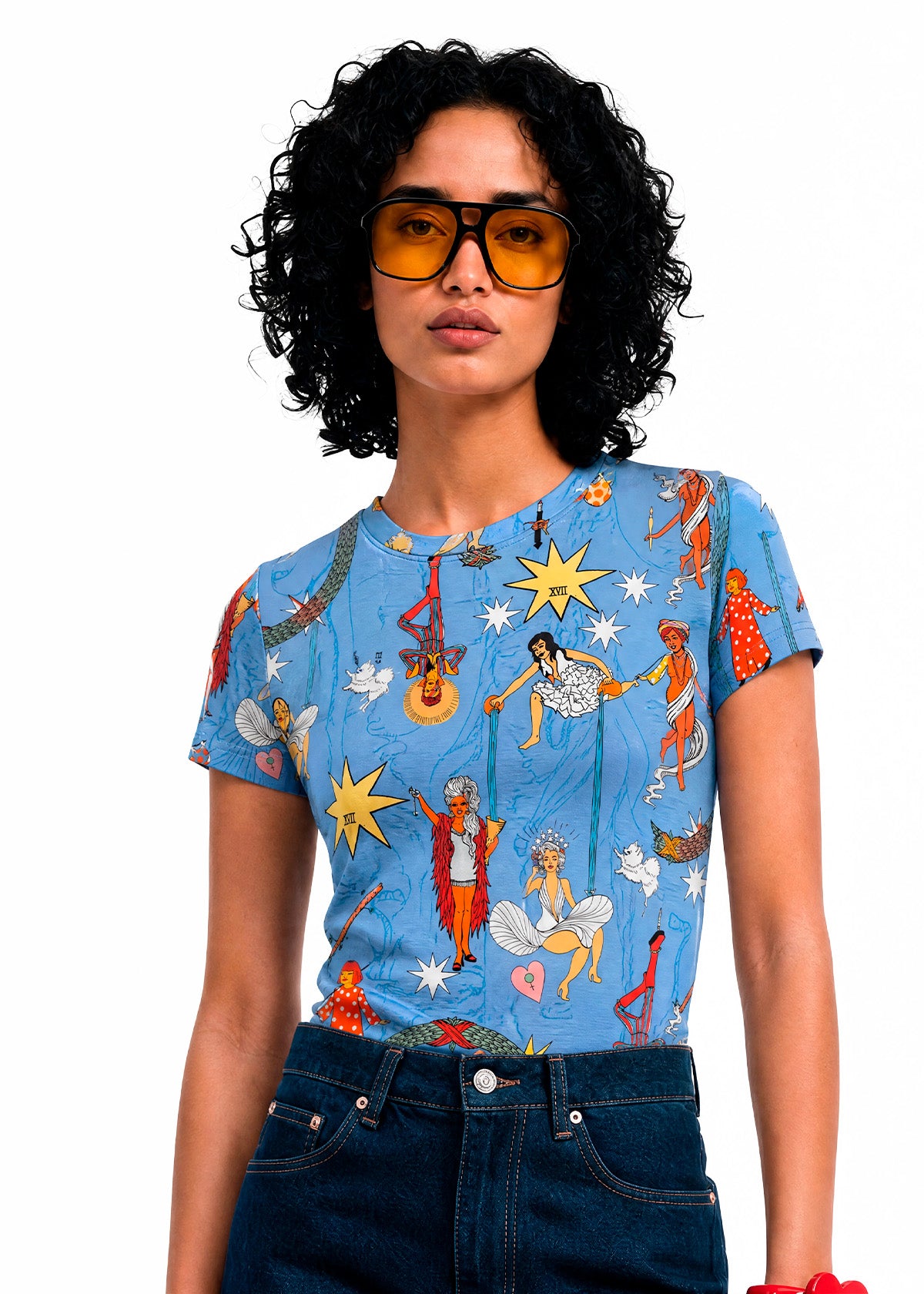 PIXIES TAROT T-SHIRT - BAMBUS