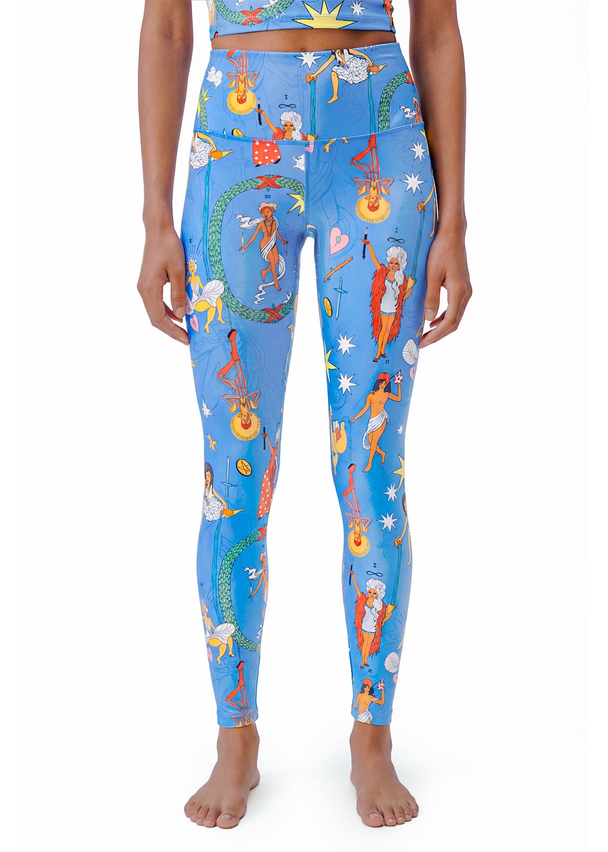 PIXIE'S TAROT LEGGINGS - BAMBUS